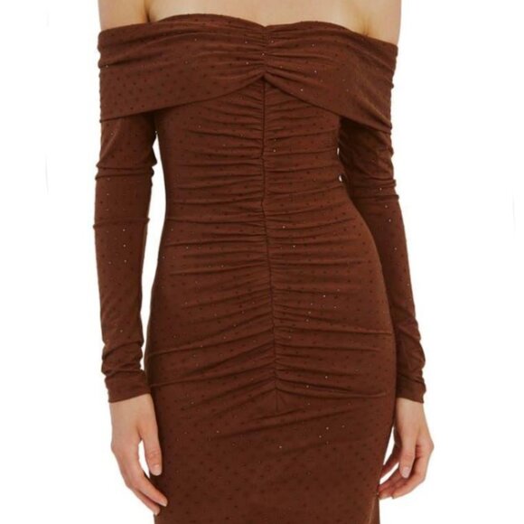 Brand New Bardot Artura Diamante Maxi Dress - Picture 6 of 12